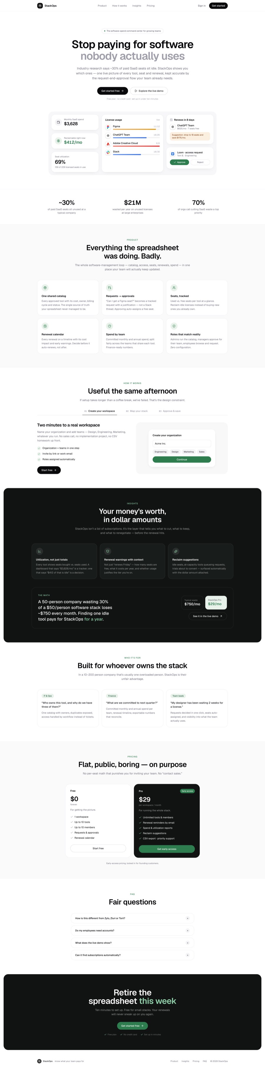 Enterprise SaaS operations product preview
